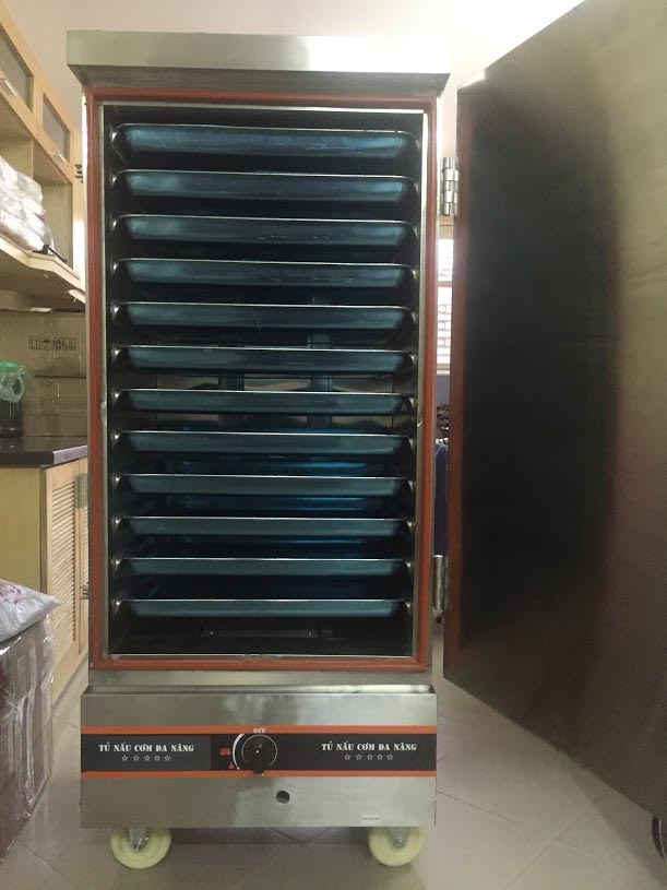 Tủ Cơm Gas 12 Khay Nấu 50 Kg Gạo VinSun Tủ Cơm Gas 12 Khay Nấu 50 Kg Gạo VinSun