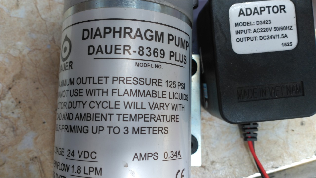 Máy bơm hút đẩy hóa chất, cồn Mini Máy bơm hút đẩy hóa chất, cồn Mini