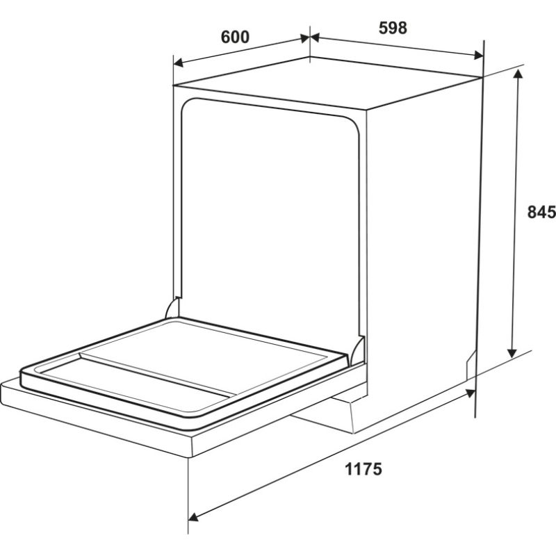 Máy Rửa Chén Độc Lập HDW-F601G Hafele Máy Rửa Chén Độc Lập HDW-F601G Hafele