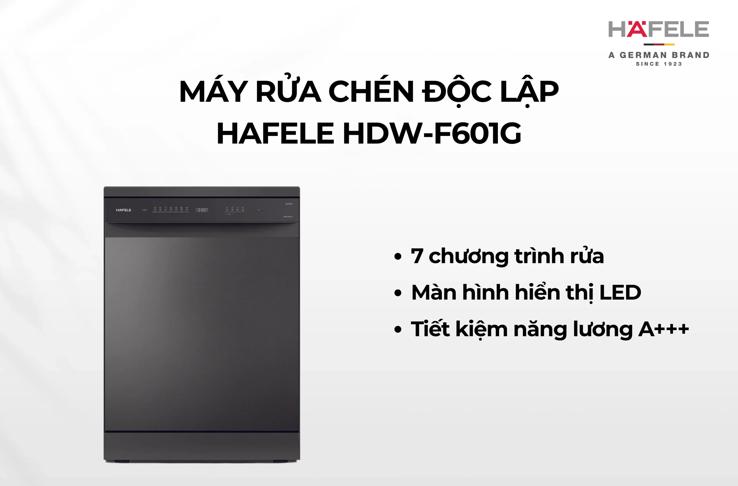 Máy Rửa Chén Độc Lập HDW-F601G Hafele Máy Rửa Chén Độc Lập HDW-F601G Hafele